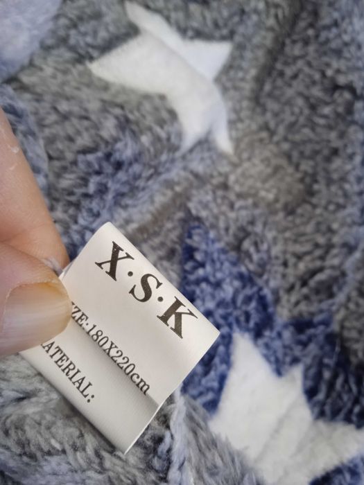 Плед  пушистой микрофибра 3D 180х220