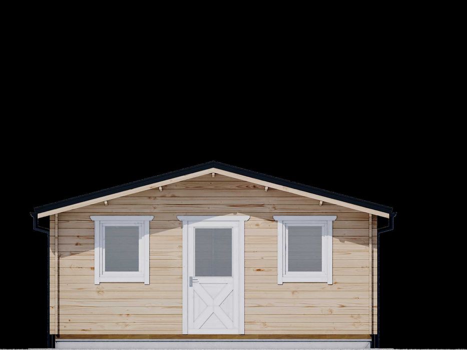 Drewniany domek letniskowy Nela 32 m2 - ROD, ośrodek wypoczynkowy