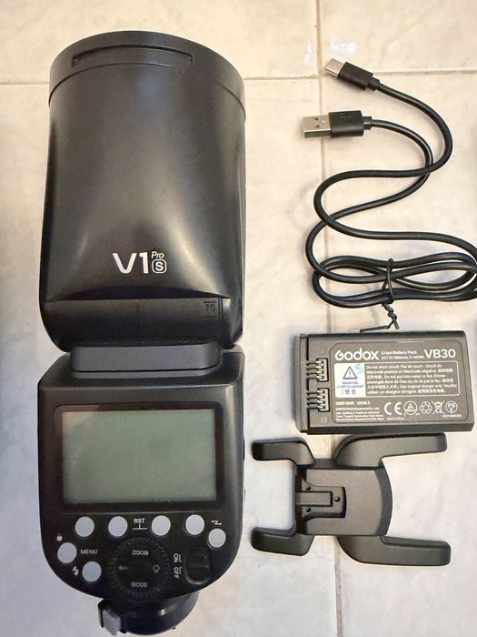 Godox V1PRO-S Flash Sony Como novo · Godox