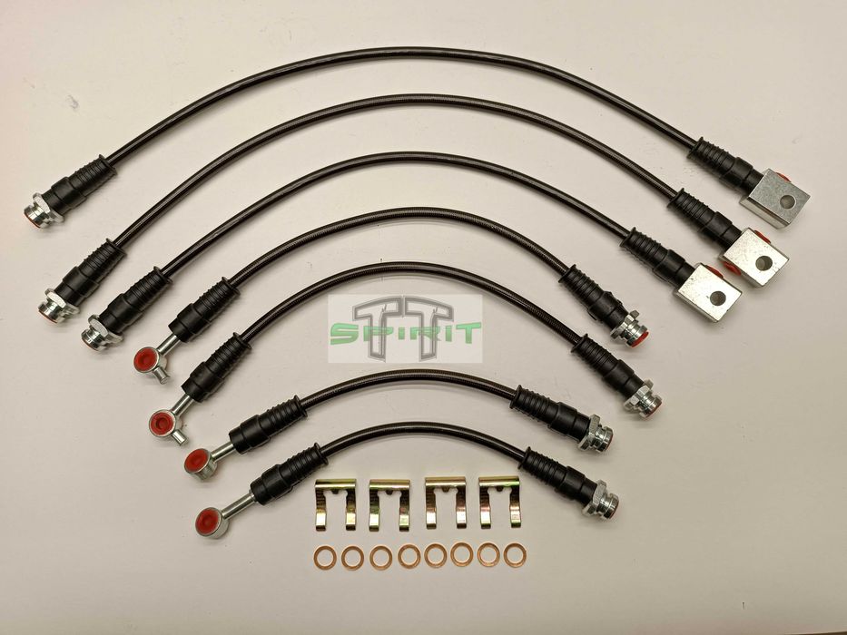 kit tubos de travão malha aço NISSAN PATROL GR Y60 E Y61