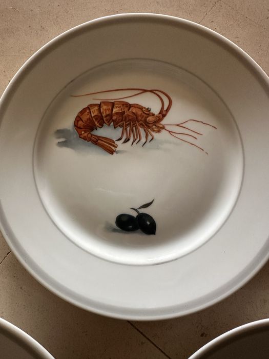 6 pratos peixe/merisco/legumes vista alegre