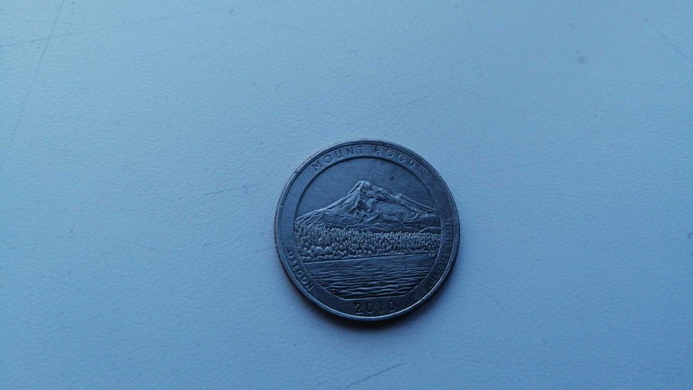 Квотер Quarter dollar oregon mount hood 2010 монета