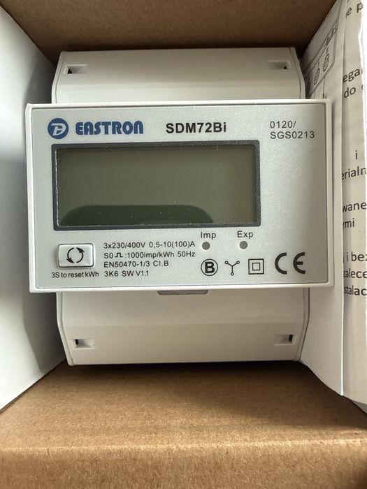 3 fazowy licznik energii Eatron DDM72Bi nowy