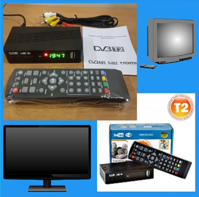 Тюнер T2 приставка с просмотром YouTube  WiFi/ Т2 приставка для телеві