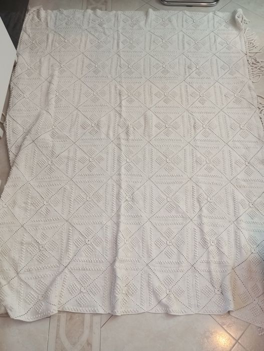 Colcha em crochê