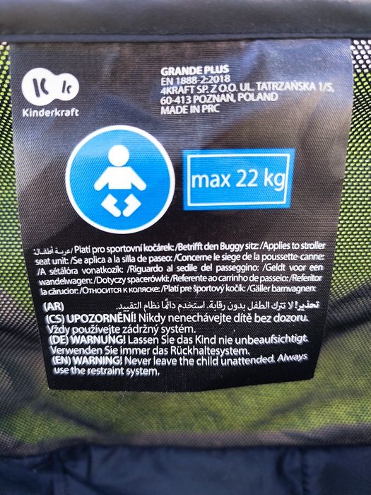 Carrinho criança kinderkraft