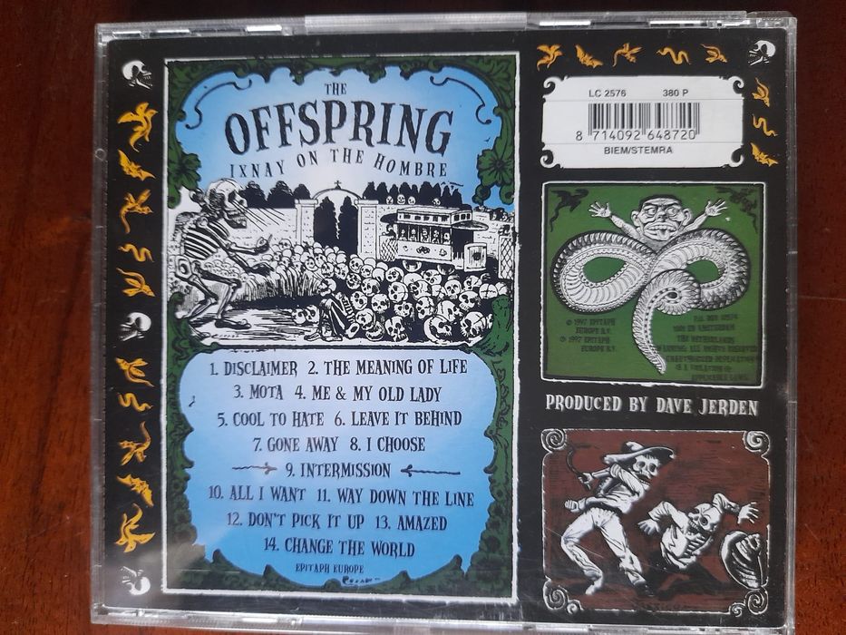 CD The Offspring " Ixnay On The Hombre " de 1997