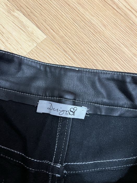 Spodnie skórzane damskie XS