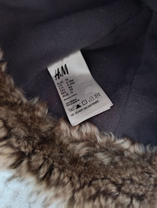 Тепла Шапка h&m дитяча з вушками зима