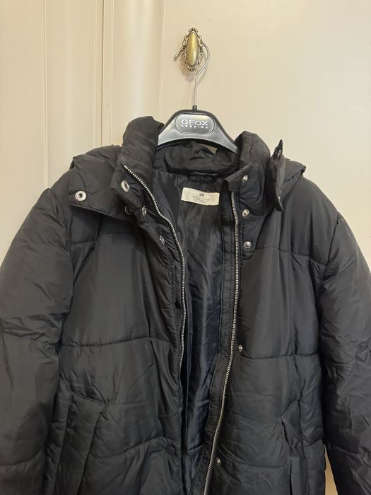 Пальто-пуховик НМ на дівчинку 13-14 р.