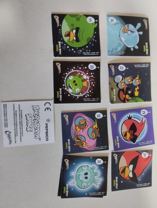(I) Tazos de vários temas
