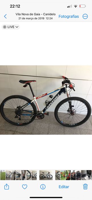 Cannondale roda 29 carbono tamanho m
