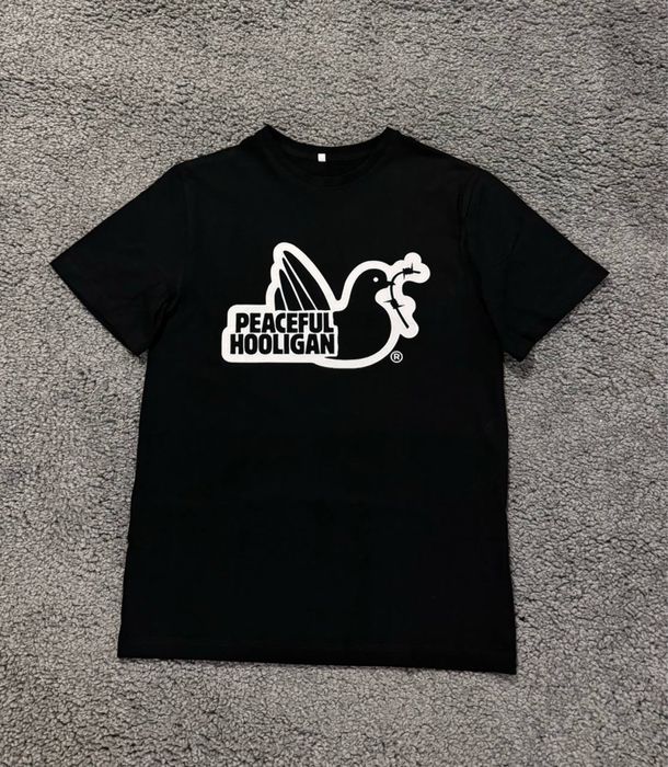 Футболка Peaceful Hooligan / Чорна футболка Пацифик хулиганс