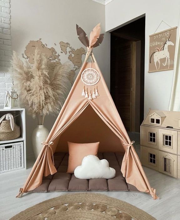 Вігвам дитячий у наявності. Однотонний. Палатка дитяча. Намет