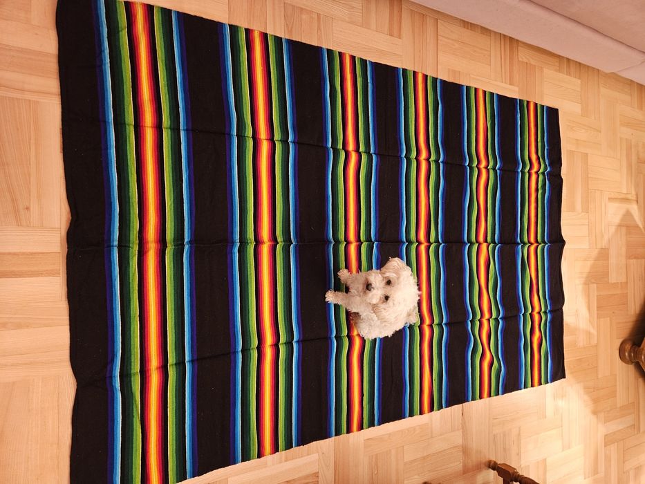 Kilim wełniany, narzuta, kapa, pasiak