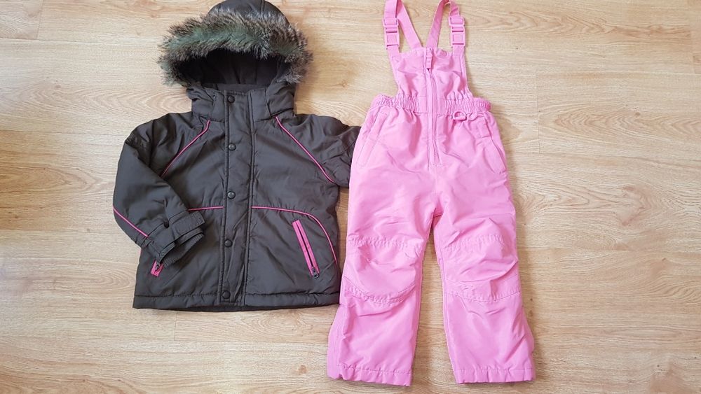 Зимняя куртка курточка зима зимова полукомбез напівкомбінезон Zara