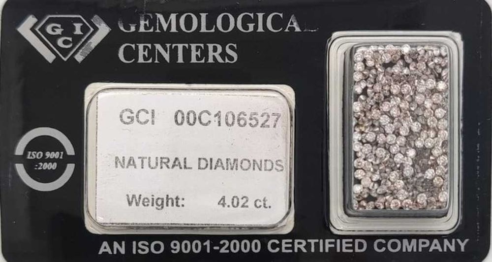Diamenty Różowe Paczka 4.02 ct.