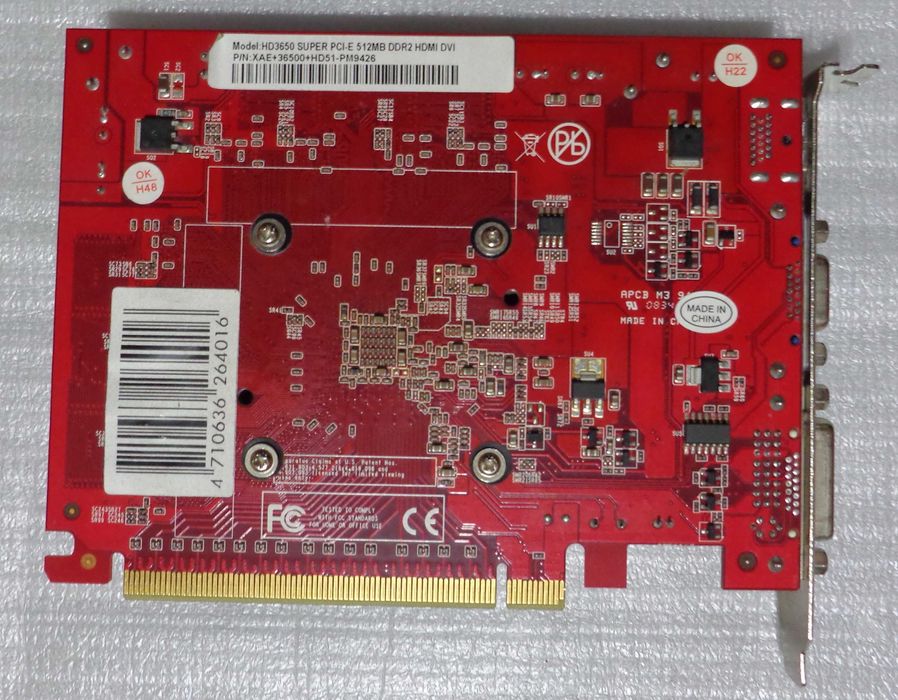 ATI Radeon HD 3650 /512 Mb DDR2/128 BIT (Hdmi,Vga,Dvi)