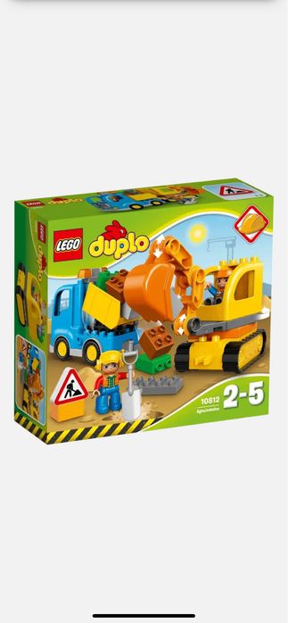 Lego Duplo - Ciężarówka i koparka gąsienicowa - 10812
