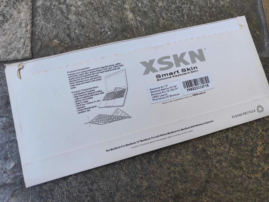 Smart skin for Apple macbook PHOTOSHOP d XSKN - silicone keyboard skin