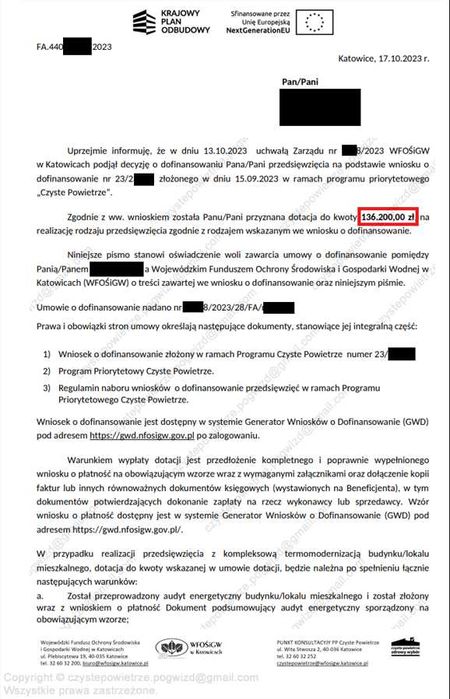 Audyt energetyczny | CZYSTE POWIETRZE | Świadectwo ŚCHE