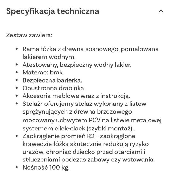 Łóżko piętrowe z antresolą 90x200