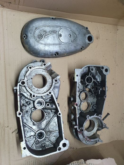 Simson Schwalbe SR4 Picolo DUO kartery dekiel silnik pokrywa boczek