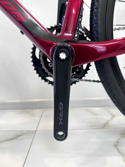 Карбоновий гравійний велосипед Merida SILEX 4000 red (2023 р.) рама L