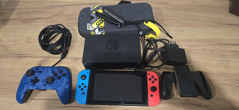 Nintendo Switch + 7 GIER + Pro Controller | OKAZJA | Gotowy zestaw