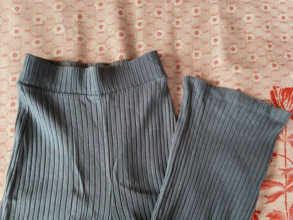 Костюм в рубчик темно синього кольору, новий