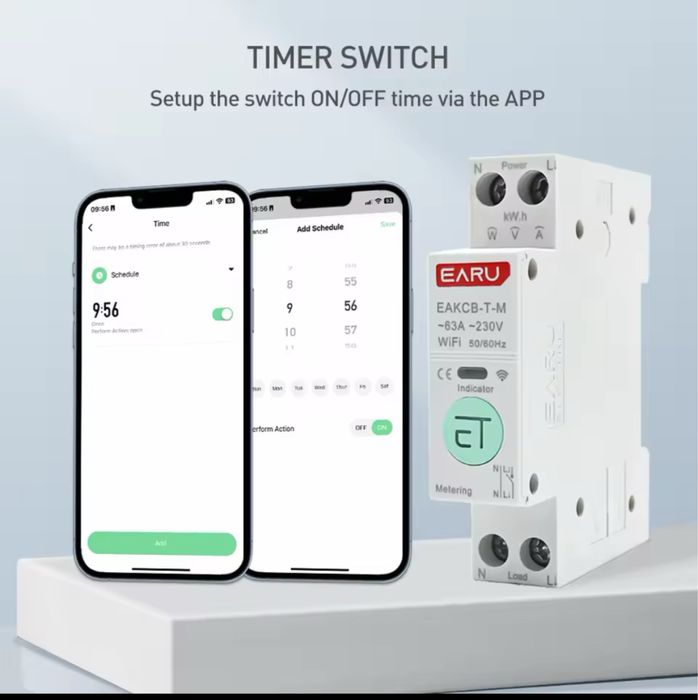 WiFi автомат/Реле/Барьер/Умный автомат/Таймер/Счетчик/