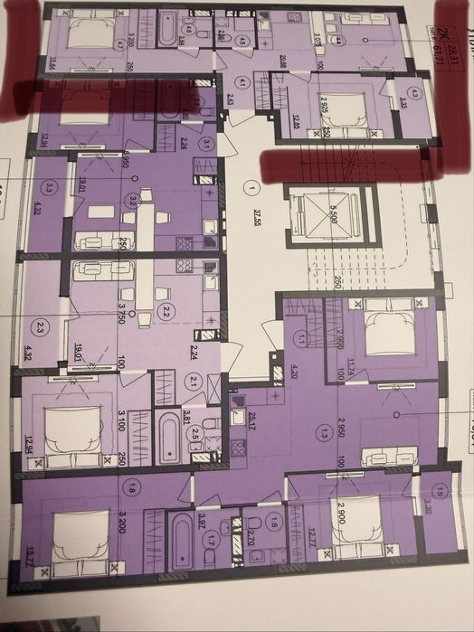 2х комнатная квартира на Сахарова идеальная планировка- азнос-9870$