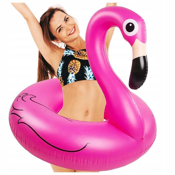 Koło dmuchane Flaming do Pływania do Wody 90cm Powystawowy