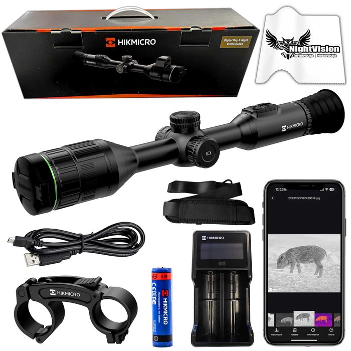 Luneta Noktowizyjna Celownik HIKVISION HIKMICRO Alpex 4K A50E bez IR