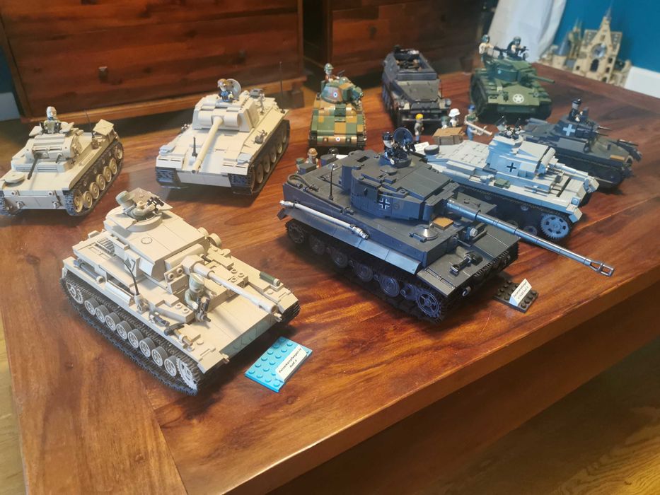 Klocki Cobi zestaw czołg tygrys pantera