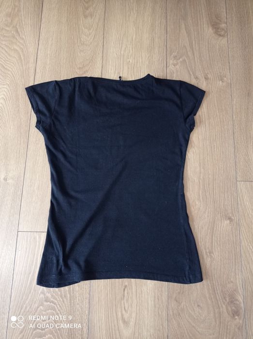 Damski czarny t-shirt