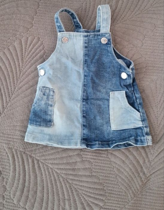 Jeansowa sukienka niemowlęca