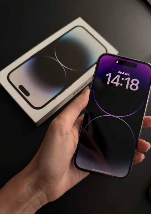 iPhone 14 Pro 128 GB Deep Purple / fioletowy. Bardzo dobry stan. 2 premium etui GRATIS