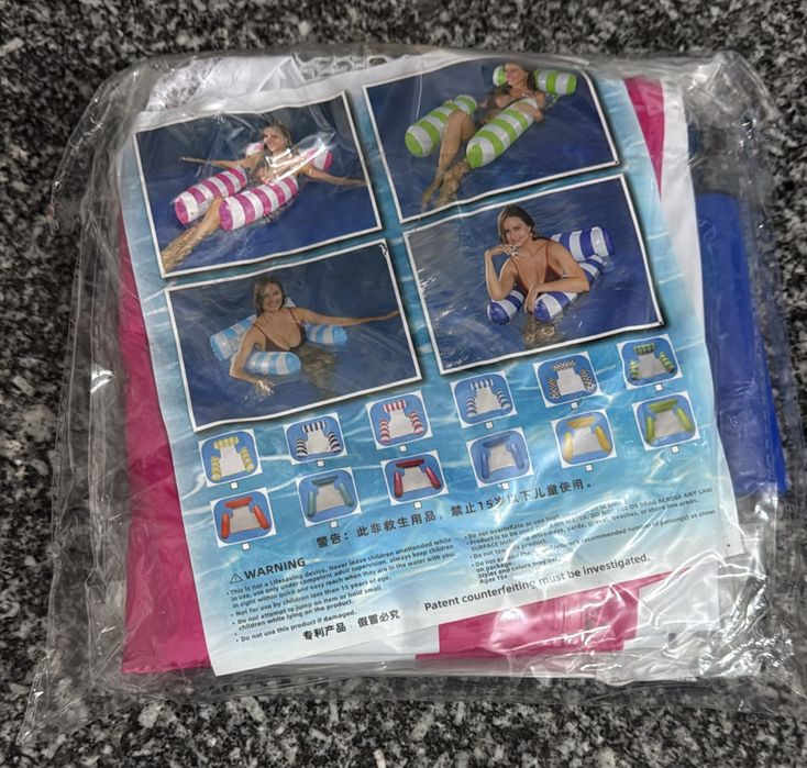 Tapete de piscina insuflável