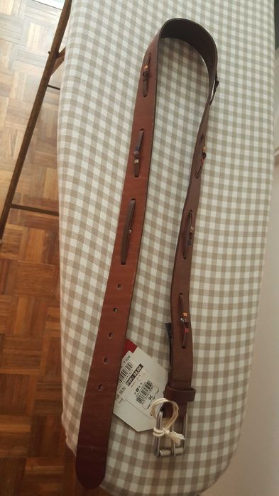 Cinto Pele Hacket 36-94cm Novo