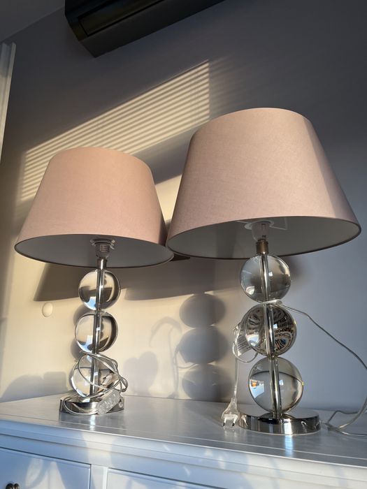 Zara Home lampa kule kryształowe szklane