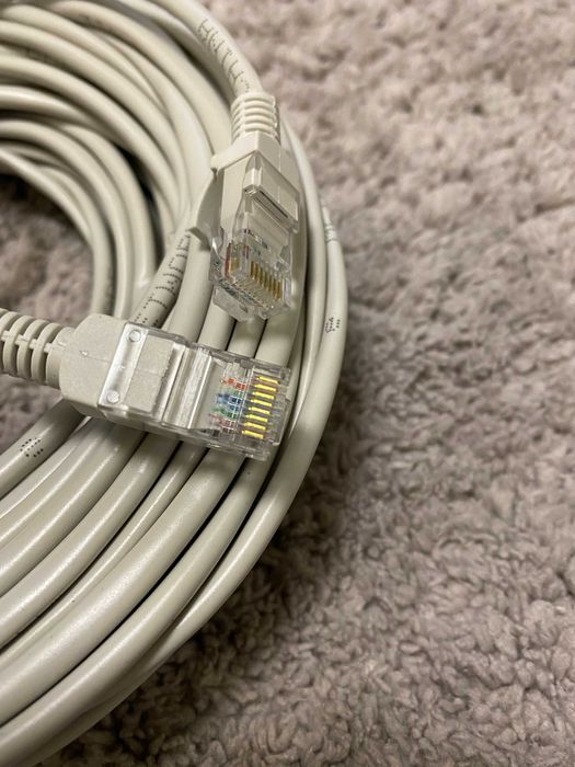 Інтернет кабель, мережевий патч корд, шнур для роутера 25 метрів