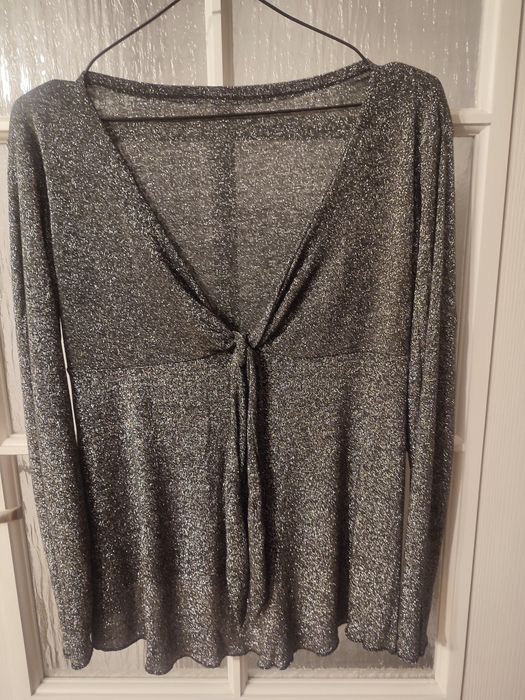 Błyszcząca bluzka damska rozmiar L
