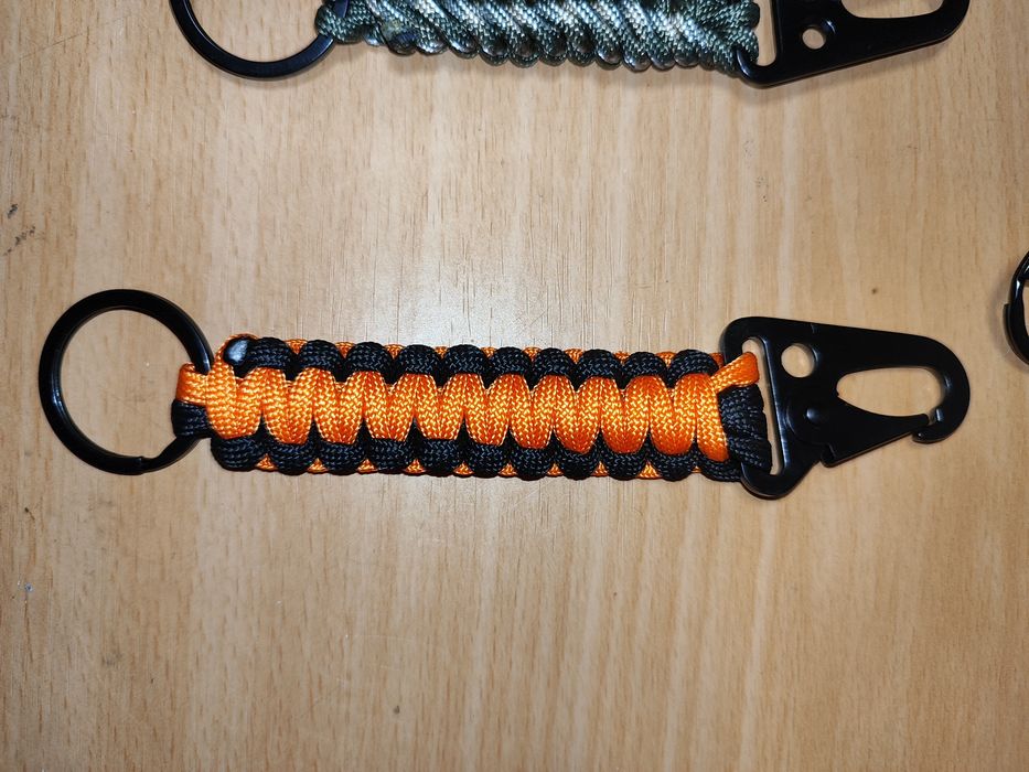 Porta chaves Paracord com gancho personalizado
