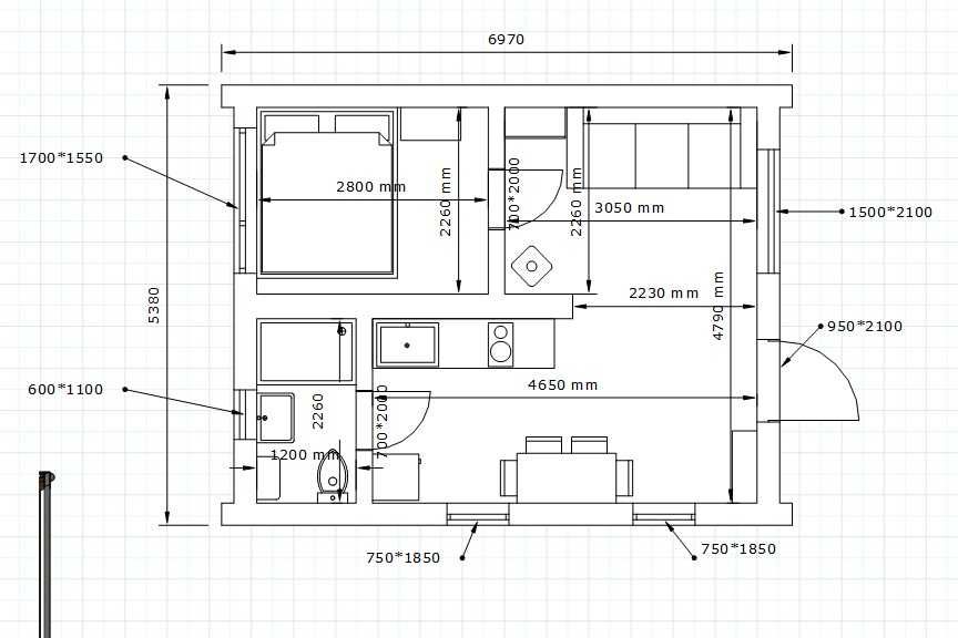 Модульний будинок Барн 50 в Наявності