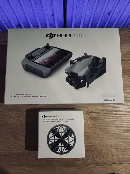 DJI Mini 5 Pro Fly More Combo (RC 2) | DJI Care 2027 | Gwarancja 2028 | Stan Idealny
