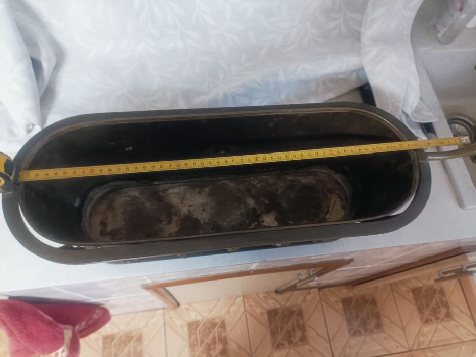 Вінтажний горщик  вазон бронзовий