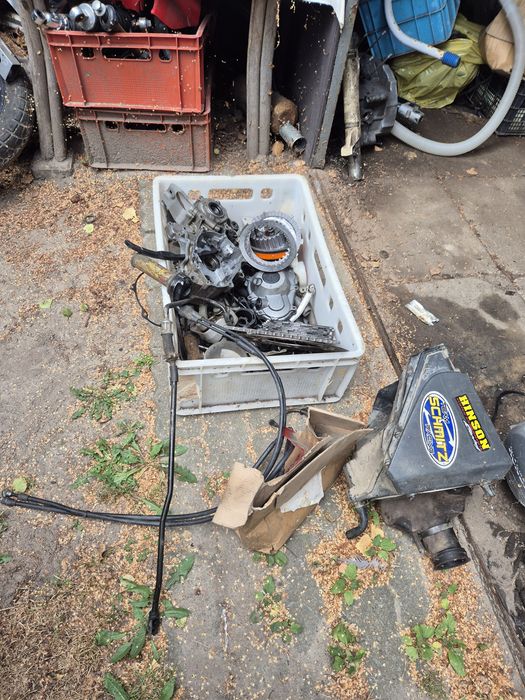 Airbox, rolgaz, części Yamaha YZ 400, 426