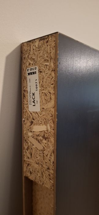 Półka Ikea Lack 110x26cm ciemny brąz
