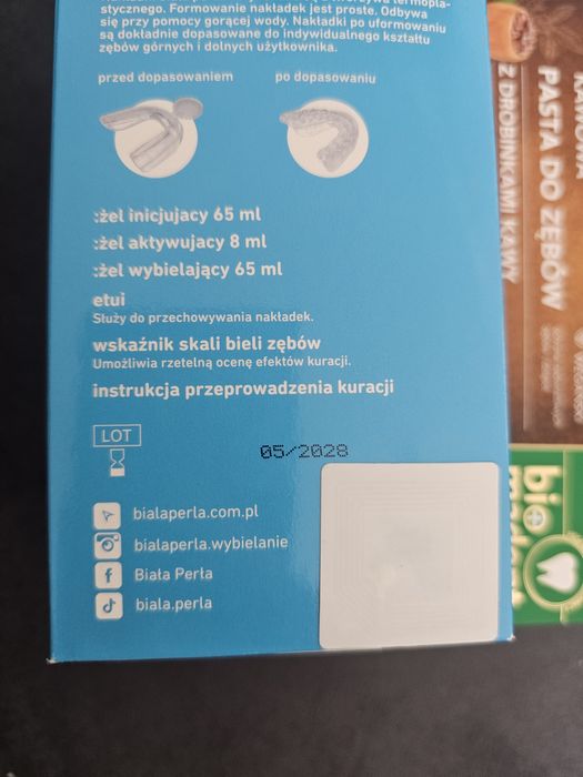 Biala perła system 10 dni wybielanie zębów